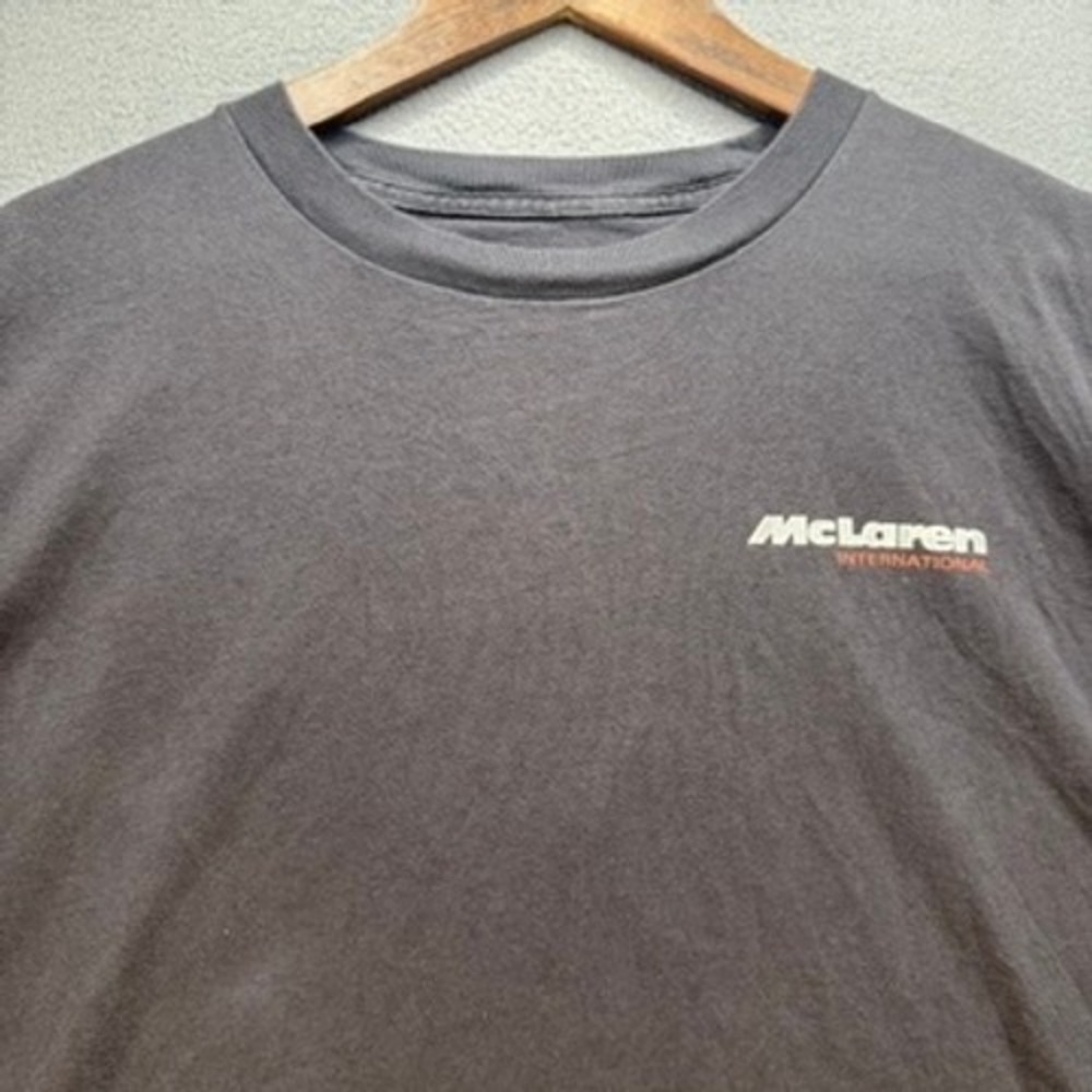 McLaren T-Shirt Formula 1 Racing Team MP4/2C Regular Fit XL Gray Back Graphic